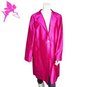 MARIKO Fuschia Slik Coat